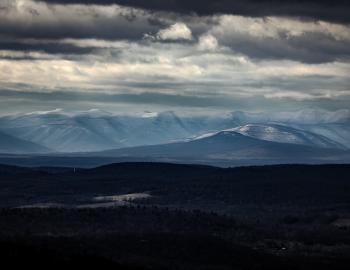 catskill mountains in winter